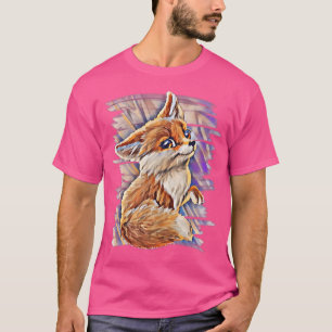 Camiseta Fox Motif Sly Animal Colorir Raposa