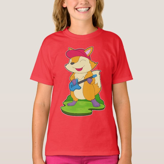 Camiseta Fox Musical Guitar Music (Frente)