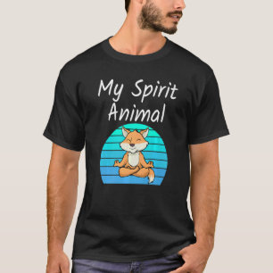 Camiseta Fox My Spirit Animal Relaxing Mediation Yoga Foxes