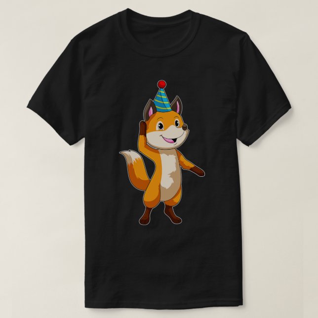 Camiseta Fox na Festa com chapéu da Festa (Frente do Design)