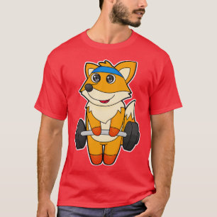 Camiseta Fox na Malhação com Barbell
