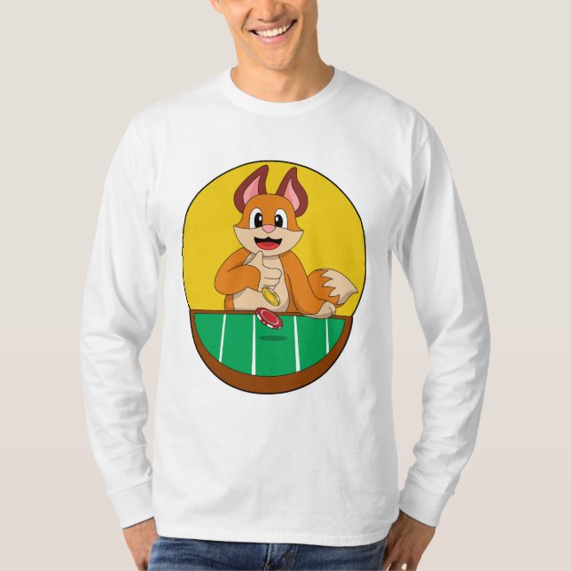 Camiseta Fox no Poker com batatas fritas (Frente)