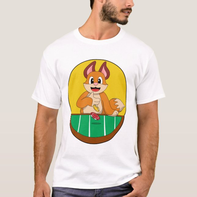 Camiseta Fox no Poker com batatas fritas (Frente)