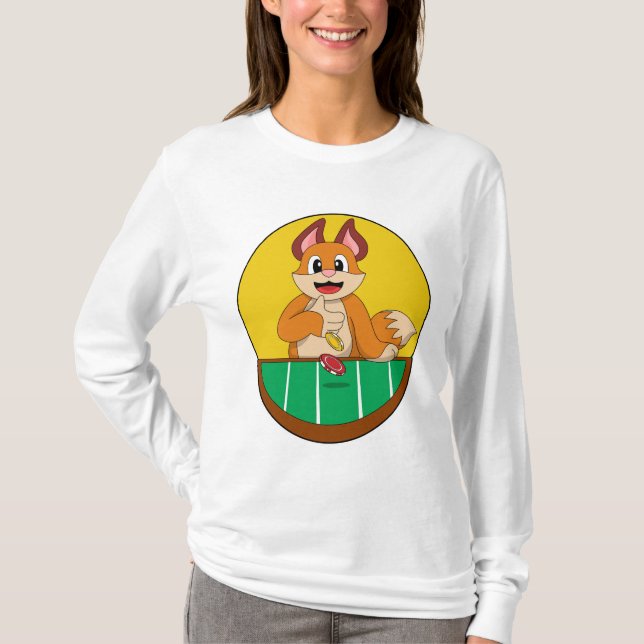 Camiseta Fox no Poker com batatas fritas (Frente)