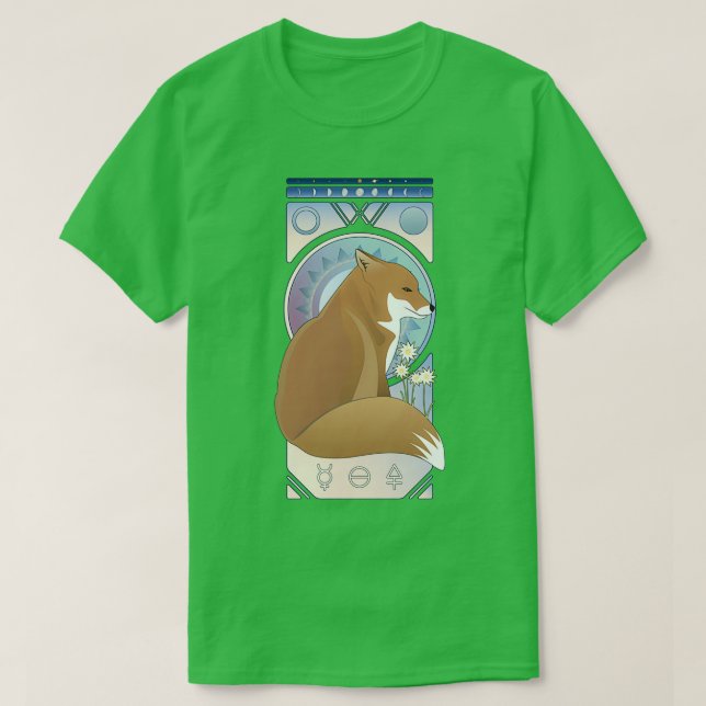 Camiseta Fox Nouveau (Frente do Design)