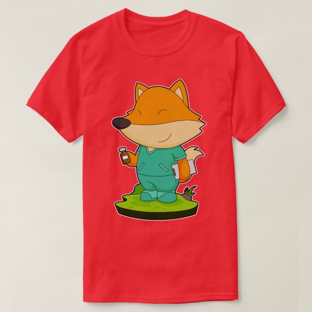 Camiseta Fox Nurse Medicine (Frente do Design)