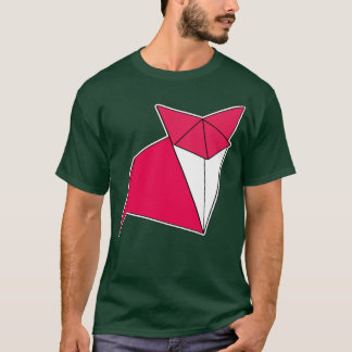 Camiseta Fox Origami Sticker Design