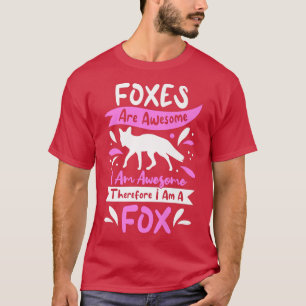 Camiseta Fox Outfit for Foxes Lovers Roupa Women Girls T-S