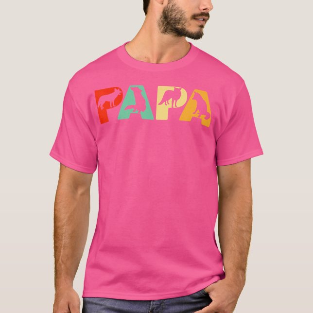 Camiseta Fox Pai Engraçado Papá Fox Pai (Frente)