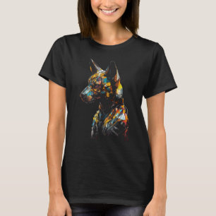 Camiseta Fox Poligon Animal Colorido Raposa 1
