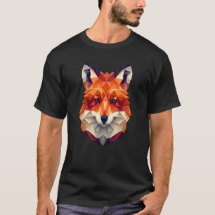 Camiseta Fox Polygon Selvagem Animal Selvagem Zookeeper Geo