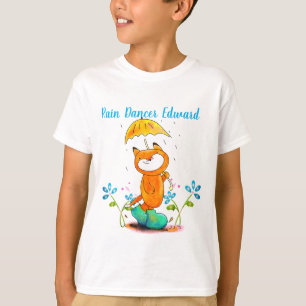 Camiseta Fox Primavera Inspiradora com Guarda-chuvas