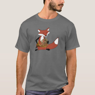 Camiseta Fox que joga a trompa francesa