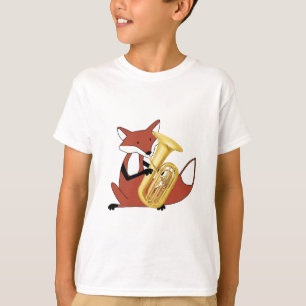 Camiseta Fox que joga a tuba