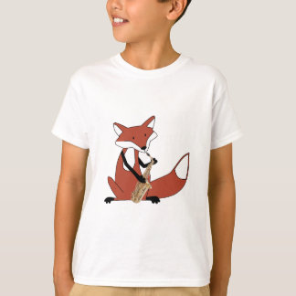 Camiseta Fox que joga o saxofone