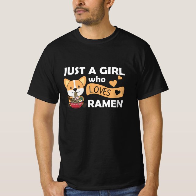 Camiseta Fox Ramen Doce Animais Comendo Massas (Frente)