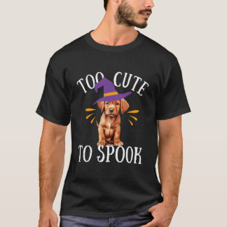 Camiseta Fox Red Lab Cute Spook Dia de as Bruxas engraçado