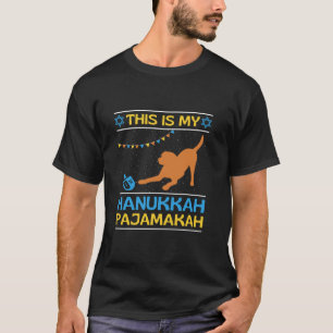 Camiseta Fox Red Lab Hanukkah Família Correspondendo pijama