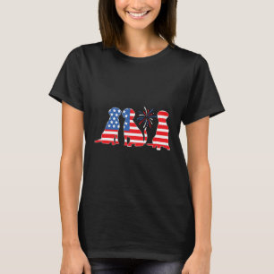 Camiseta Fox Red Lab Silver Patrioti de chocolate amarelo