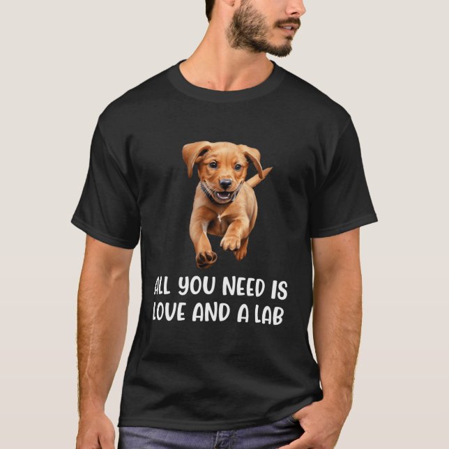 Camiseta Fox Red Lab Tudo Que Precisa De Labrador Mãe (Frente)