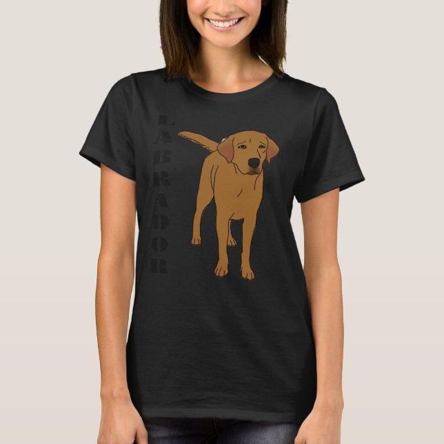 Camiseta Fox Red Labrador Retriever (Frente)