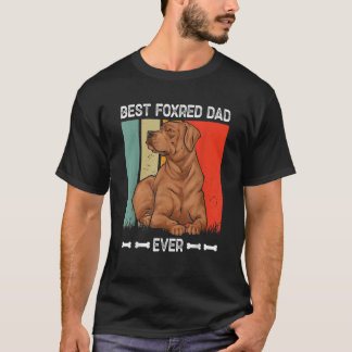 Camiseta Fox Red Labrador Retriever Melhor Pai Foxedo Nunca