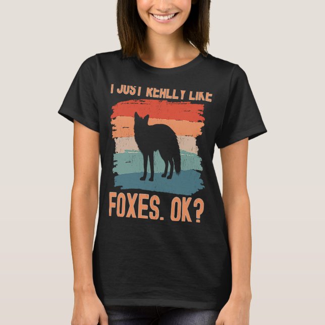 Camiseta Fox Retro Eu Gosto Muito De Raposa Ok (Frente)