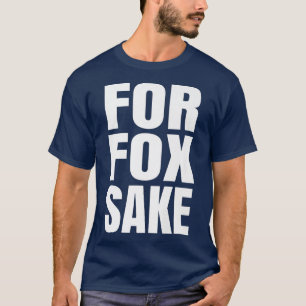 Camiseta Fox Sake Funny Dizendo Inglês Pun Prem