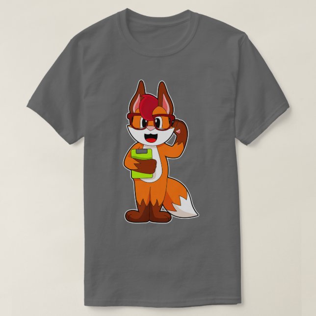 Camiseta Fox Secretary Notepad (Frente do Design)