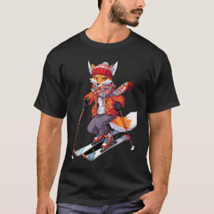 Camiseta Fox Skier Esquiador Esqui Neve de inverno 1
