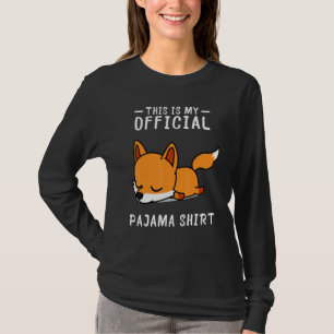 Camiseta Fox Sleep pijamas Pajama Sleepover