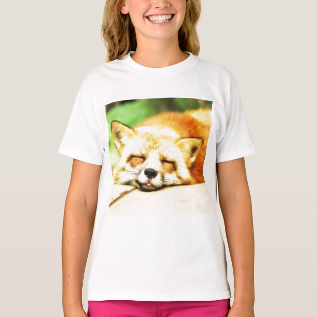 Camiseta Fox sonhador sonolento (Frente)
