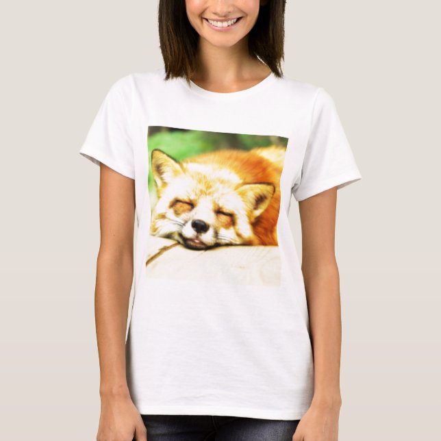 Camiseta Fox sonhador sonolento (Frente)
