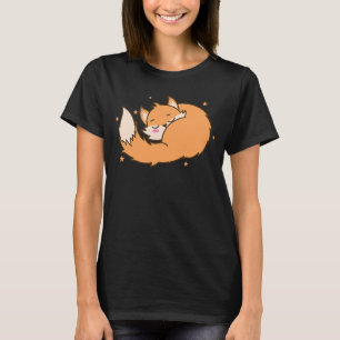 Camiseta Fox sonhando Animal Nature Environment red Fox
