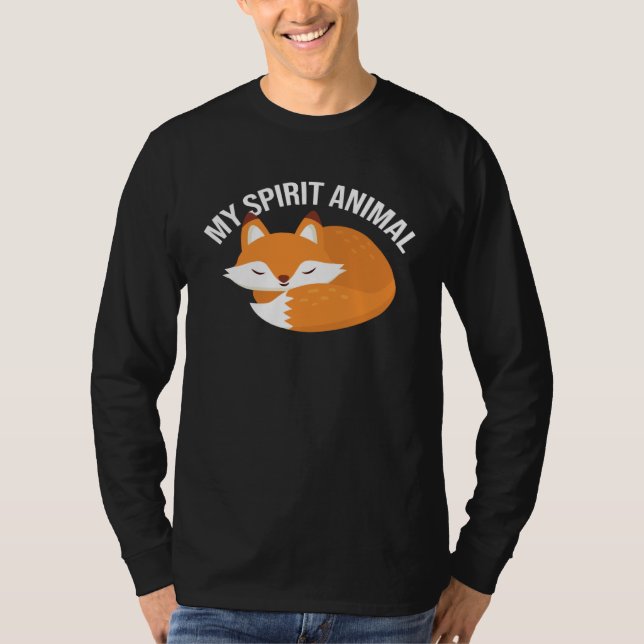 Camiseta Fox Spirit Animal Fox Wild Animal (Frente)