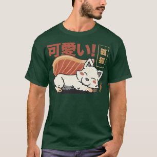 Camiseta Fox Sushi Salmon Sashimi por Tobe Fonseca