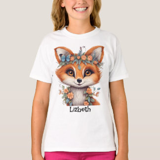Camiseta Fox T-Shirt Bela Personalizada: Graciosa e C