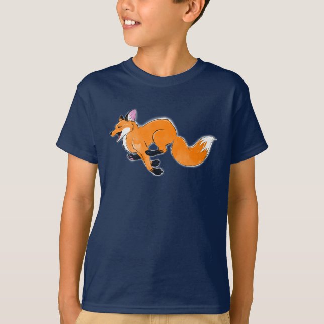 Camiseta Fox T-shirt em execução (Frente)