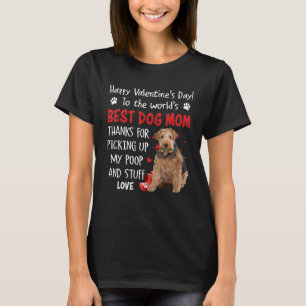 Camiseta Fox Terrier Best Dog Mãe Dia de os namorados Engra