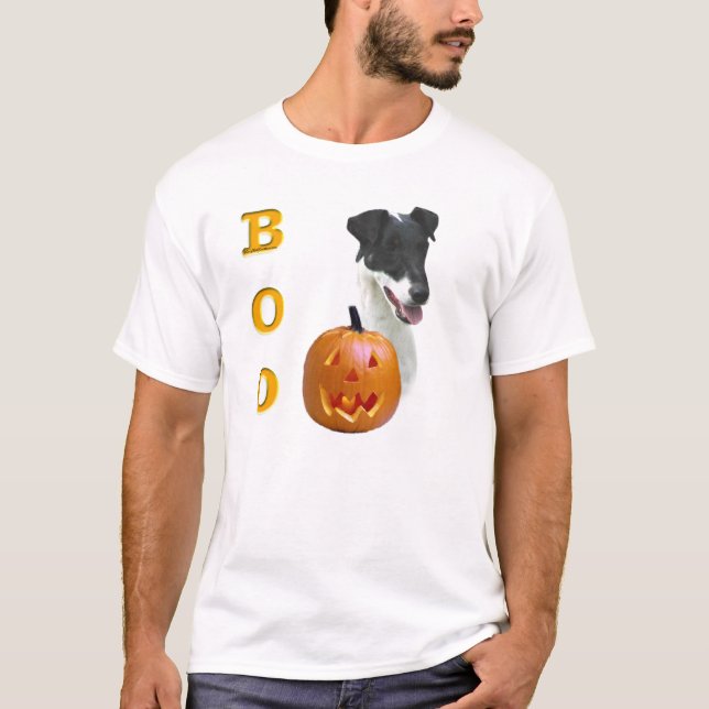 Camiseta Fox Terrier Boo suave (Frente)