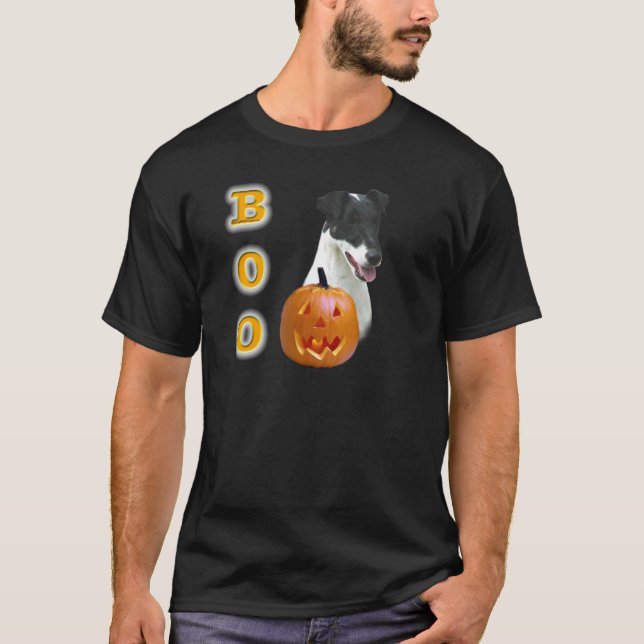 Camiseta Fox Terrier Boo suave (Frente)
