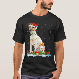 Camiseta Fox Terrier Dog Family Coincando Papais noeis Fox