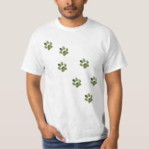 Camiseta Fox Terrier Paw Prints,