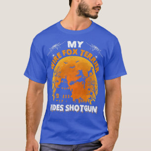 Camiseta Fox Terrier Ride Shotgun Fio Fox Terrier Cog
