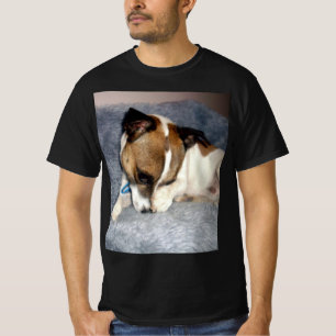 Camiseta Fox Terrier Rosto Tímido, 