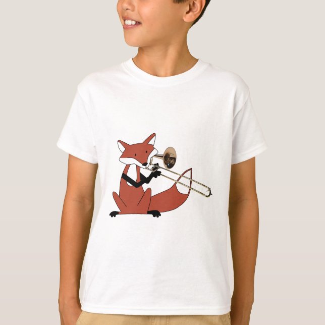 Camiseta Fox tocando Trombone (Frente)