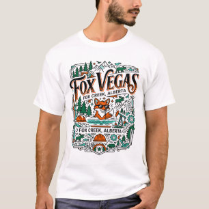 Camiseta Fox Vegas Deserto de Fox Creek Alberta