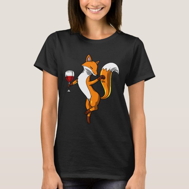 Camiseta Fox Wine Party (Frente)