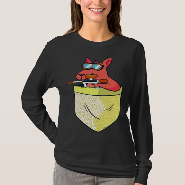 Camiseta Fox With Marker In The Chest Pocket  Fox Paintball (Frente)