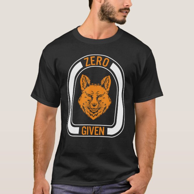 Camiseta Fox Zero Fox Given Tee Animal Mammal  Nature Wildl (Frente)